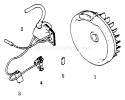 Part Location Diagram of 18662473 Generac OBS MAG ASM
